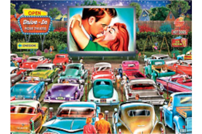 Back to the past 1000 PC Jigsaw Puzzle - Drive-In Date Night