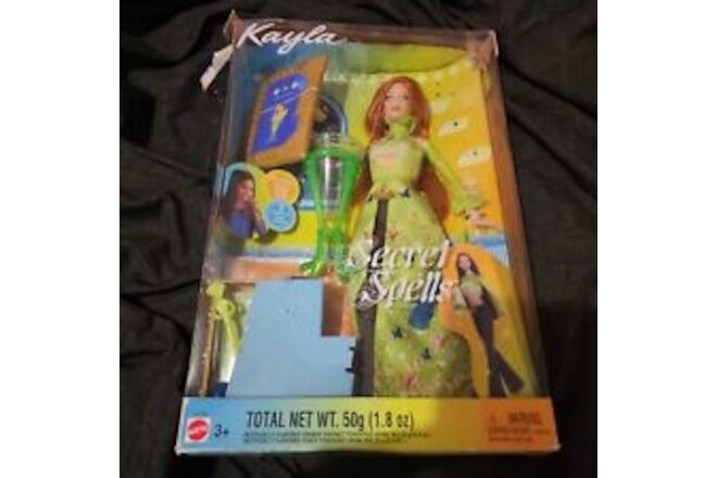 2003 Barbie Secret Spells KAYLA Charm Girls witch doll NRFB New in Damaged Box