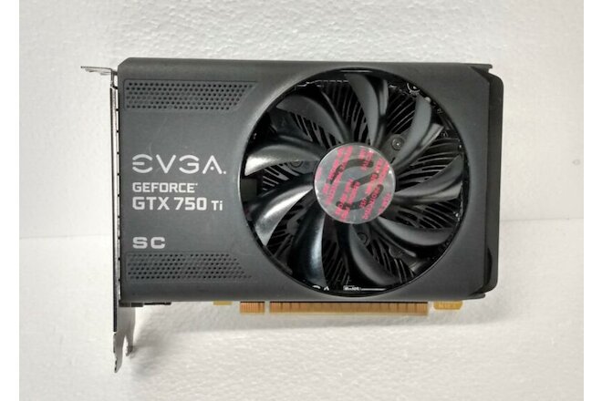 EVGA NVIDIA GeForce GTX 750 Ti SC 2GB GDDR5 Graphics Card (02G-P4-3753-KR) GPU