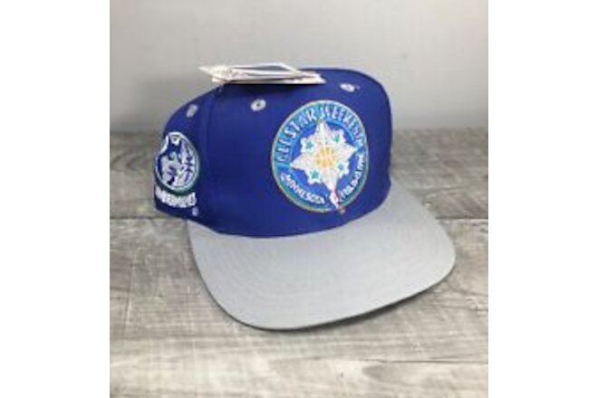 New Old Stock Logo 7 NBA All-Star Weekend Timberwolves Snapback Hat Cap Vintage