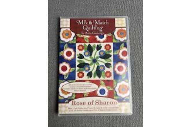 Anita Goodesign Design CD Rose Of Sharon Mix & Match Quilting Full Collection