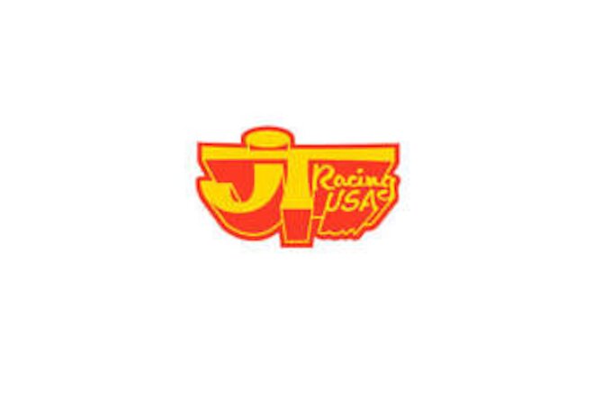 JT Racing - 3D logo - Orange & Yellow decal