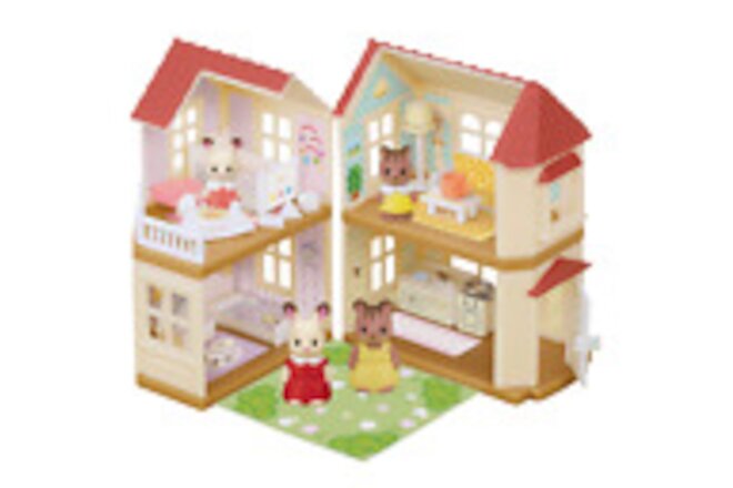 Sylvanian Families Calico Critters Kabaya Mini Series Red Roof Home
