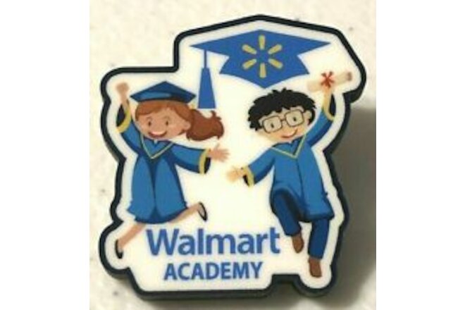 Rare Walmart Lapel Pin Academy Graduation Cap Graduate Spark Wal-mart Pinback