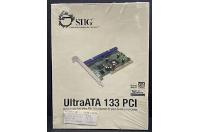 NEW SIIG UltraATA/133 PCI PC ATA Drive Controller, RoHS, SC-PE4B12-S4~ CJ