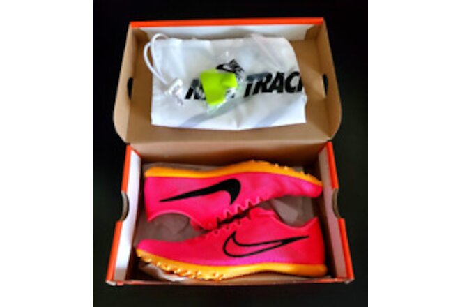 Nike Zoom Mamba 6 Hyper Pink Orange Men's Track Field Spikes DR2733 600 Size 9