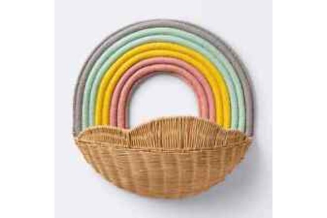 Hanging Wall Storage Rainbow Basket Save Space In Your Kiddo's Room