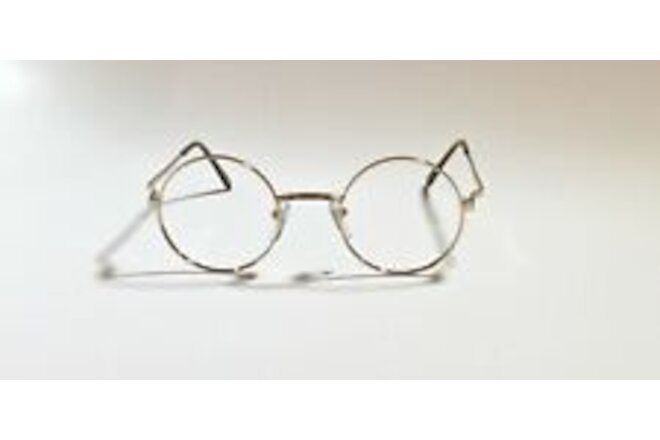 Vintage COTTET  Eyeglasses 106 Round  GOLD  Made In USA NEW!