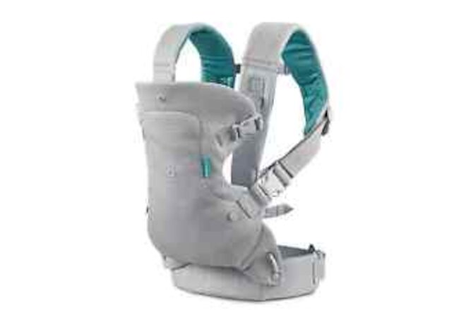 Infantino Flip 4-In-1 Convertible Light & Airy Baby Carrier, 4-Position,  Gray