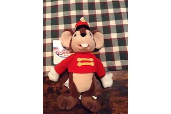 The Disney Store Dumbo Timothy Mouse Mini Bean Bag-Beanie