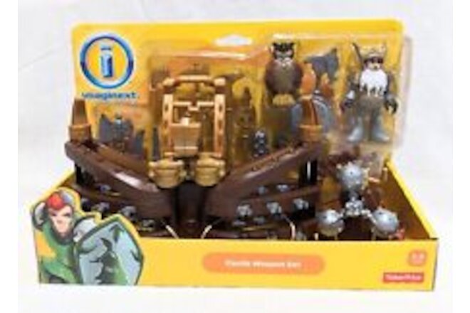 Fisher Price Imaginext Castle Weapon Set with Owl Knight New in Box