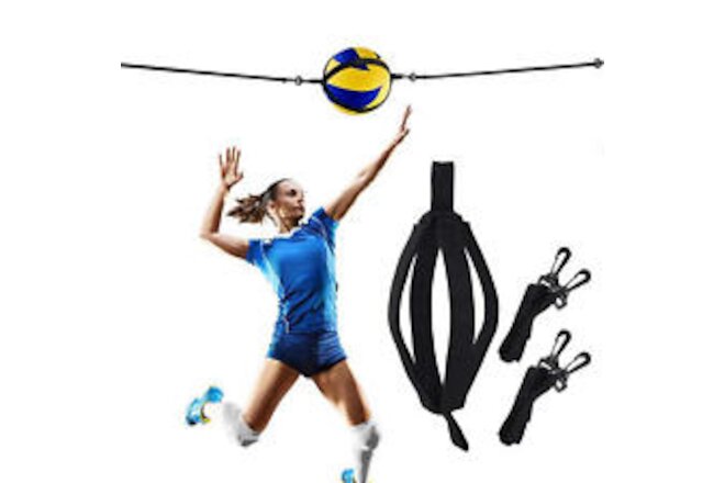 Volleyball Trainer Belt Training Adjustable Spiking System Practice Equipment