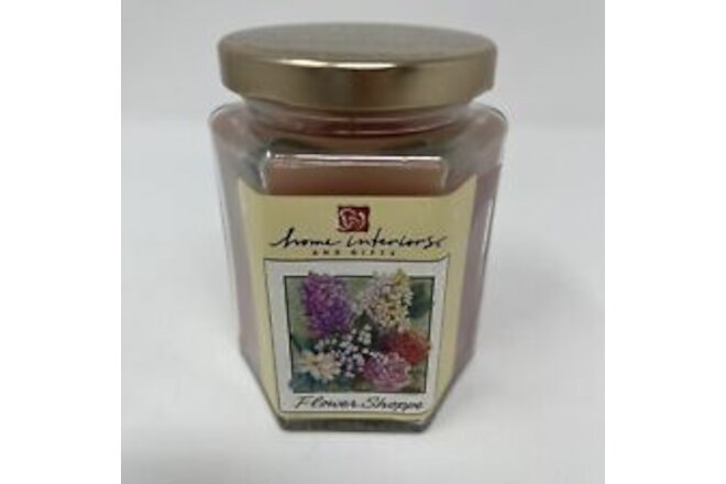 Vintage Home Interiors Gifts Candle glass jar Flower Shoppe