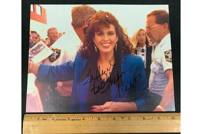 MARIE OSMOND SINGER HAND SIGNED AUTOGRAPHED 8X10" COLOR PHOTO W/COA