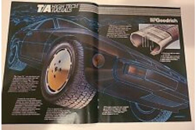 BF Goodrich Tires High Tech Radials Print Ad Vintage 1982
