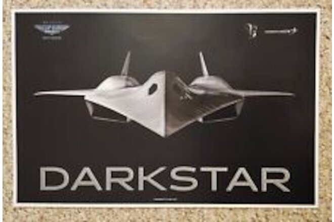 Top Gun Maverick Darkstar Aircraft Poster Lockheed Martin Skunkworks Tom Cruise