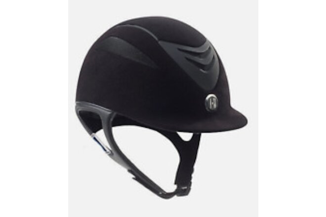 One K Defender AIR Suede Helmet , 468736, Large, black matt