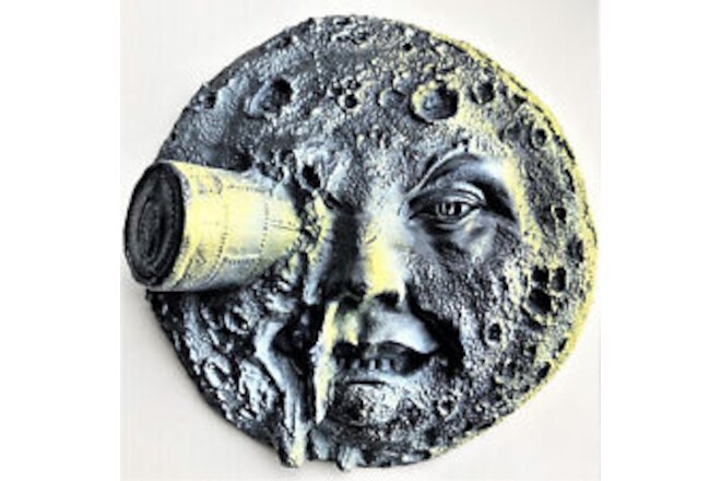 Man on the Moon, Collectible Wall Sculpture for Home & Garden