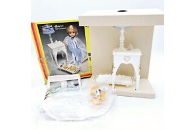 Marx Sindy Bedside Table Playset for Dollhouse 1970s New in Opened Box