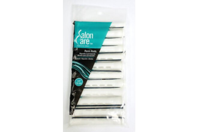 Salon Care Win Way White Long Curved Perm Rods White
