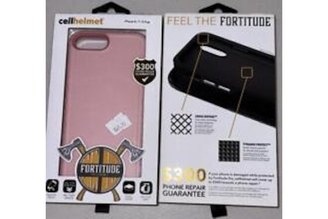 Cellhelment Fortitude Drop Protection Pink Phone Case for Apple iPhone 7 Plus
