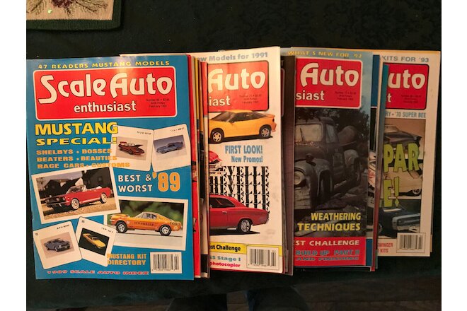 Scale Auto Enthusiast - Lot#2, 19905-1993, 24 magazines