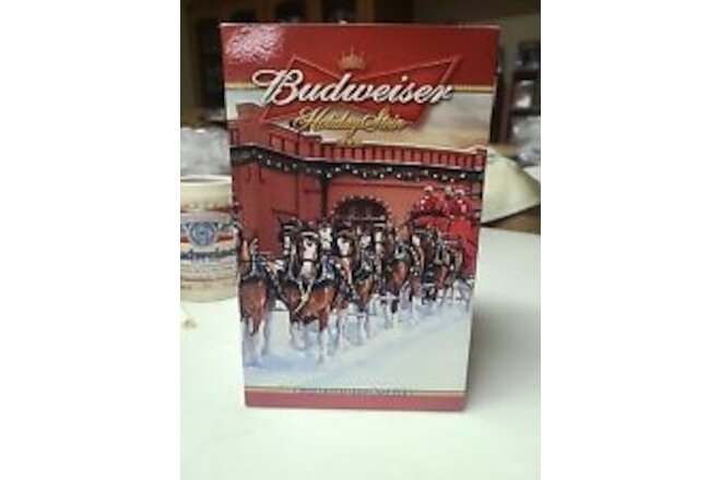 Anheuser Busch-Budweiser  "Sunset at the Stables" 2006 Lidded Holiday Stein