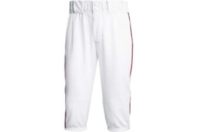 Adidas Youth Icon Pro Piped Knicker Baseball Pants WHITE | SCARLET LG