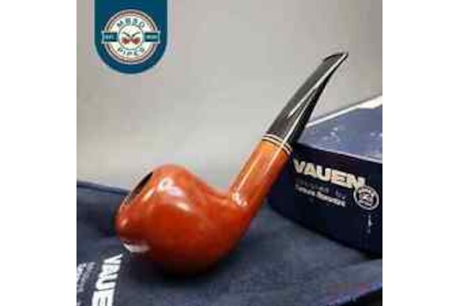 Vauen Design by Barontini Smooth Pear Estate Briar Pipe, Unsmoked, 9mm