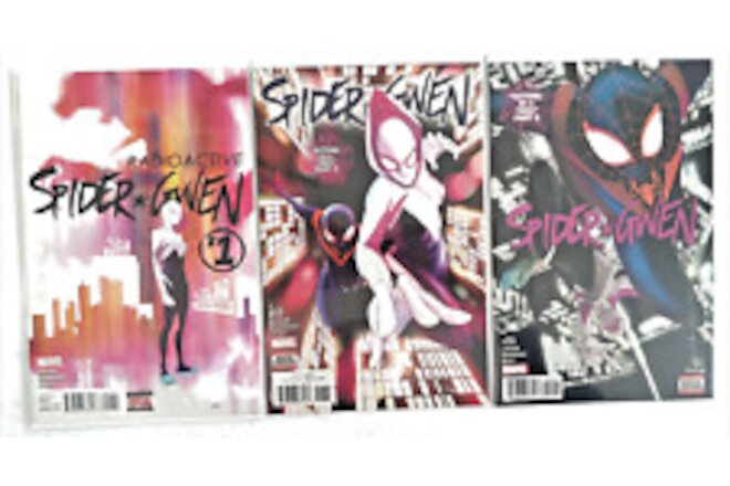 Spider-Gwen #1, 16, 17 (2015) MARVEL Comic Book Lot