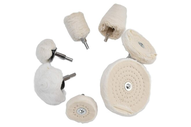 Cotton Metal Aluminum Polishing Wheel Kit for Drill Die Grinder Car Buffing Pads