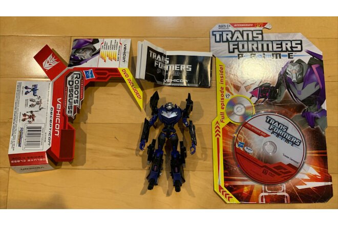 Transformers Prime RID Vehicon Complete 2012 Deluxe (Weapons found & included)