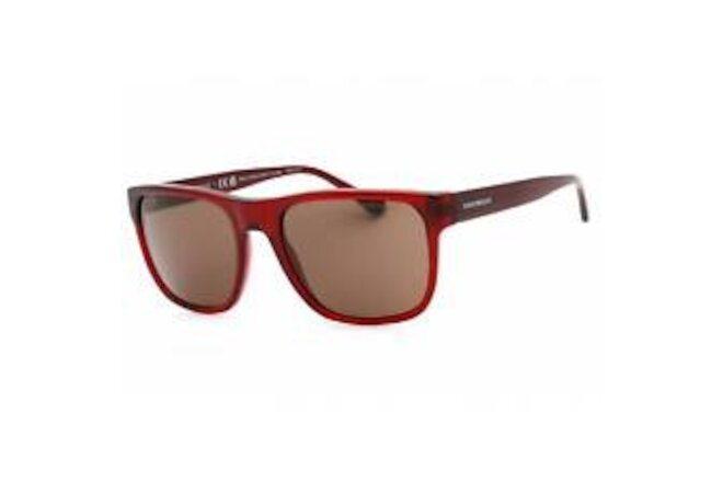 Emporio Armani Men's Sunglasses Transparent Bordeaux Frame 0EA4163 507573