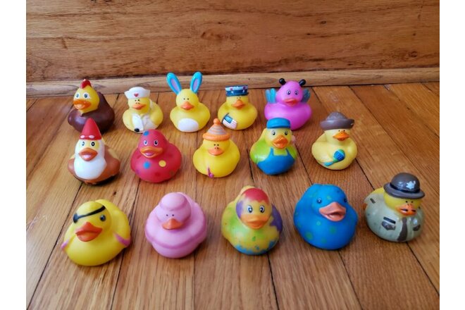 Rubber Ducky Ducks Lot Of 15