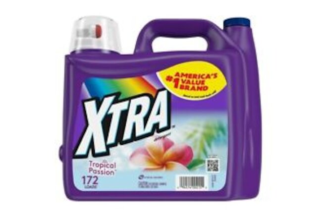 Xtra Tropical Passion, 172 Loads Liquid Laundry Detergent, 206.4 fl oz