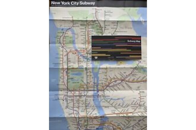 New York City NYC MTA Subway Railroad Map August 2023 Edition