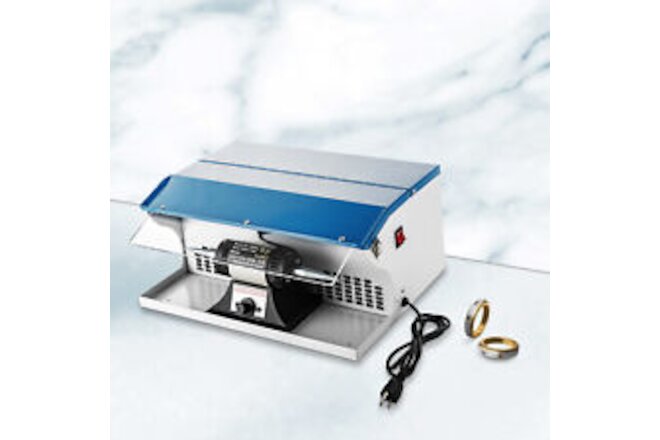 500W Polishing Buffing Machine Jewelry Polisher Table Top Dust Collector & Light