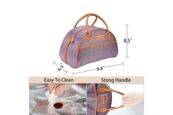 Insulated Large Lunch Bag Women Tote Cooler Picnic Travel Food Box Carry Bags