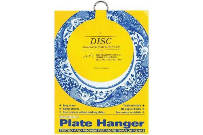 3- Invisible Plate Hanger 4" For Plates Up To 12" Diameter 648501000145