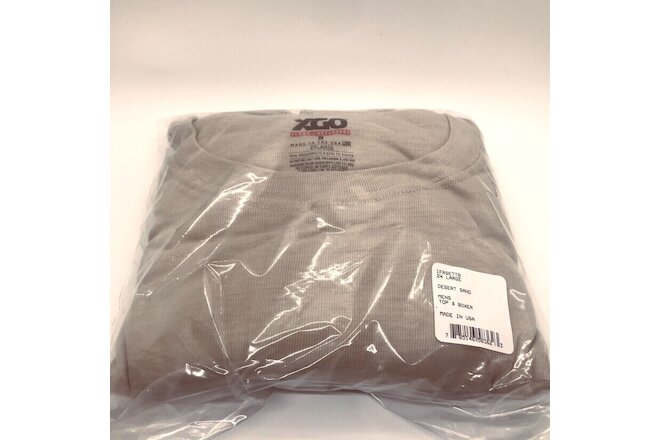 Military XGO Flame Retardant T-Shirt  &  Boxers Combo  Size: 2XL