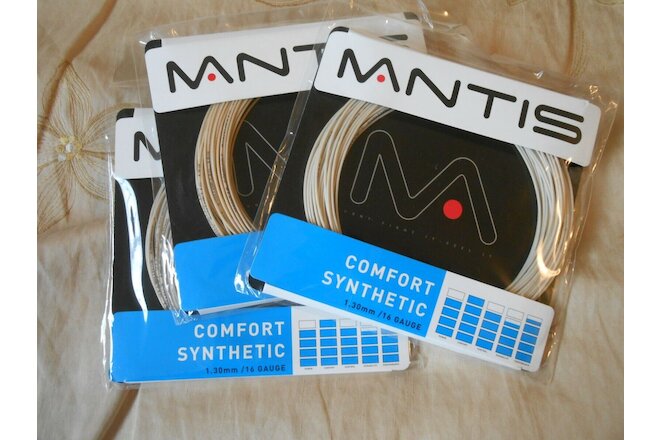Mantis Comfort Synthetic - 3 sets - Tennis String