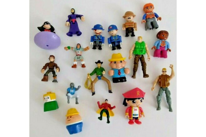 Boys Junk Drawer Toy Chest Lot of 18 Random Action Figures Toys