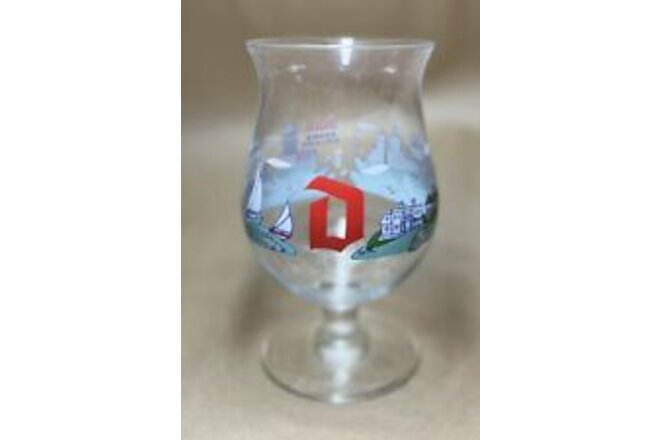 Duvel Artist Series Collectible Rhode Island Designed Beer Glass HTF US State