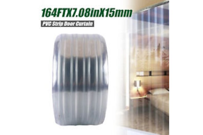 164FT Strip Door Curtain Cold Freezer Cooler Plastic PVC Material Freezer Strips