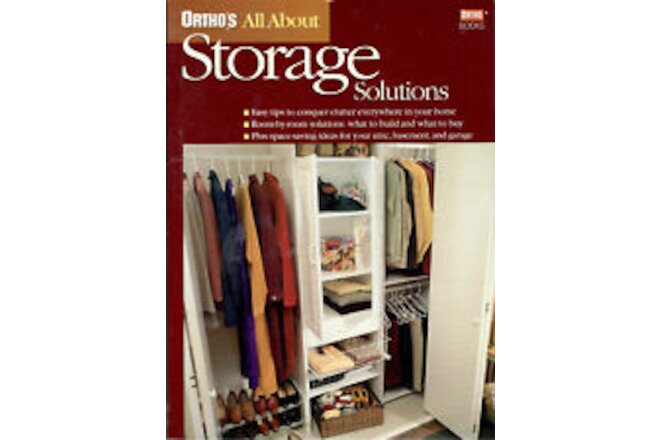 Ortho's All About Storage Solutions Do It Yourself Manual New