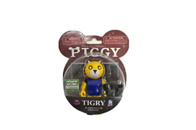 Piggy Tigry Action Figure (Series 1) with Exclusive DLC Code 3.5" Sealed