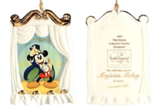WDCC DISNEY COLLECTORS SOCIETY "1997 MICKEY MAGICIAN ORNAMENT" NEW FREE SHIPPING