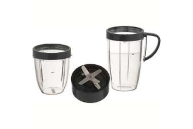 Deluxe Blender Upgrade Kit with Extractor Blade, Cups and Lip Rings, 5 Pieces.