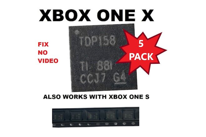 5X HDMI Retimer IC Integrated Chip TDP158 FIX NO VIDEO Microsoft Xbox One X/S