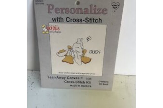 Cross Stitch Kit  - Duck Tales - Designed by John Baron - Pattern - DUCK